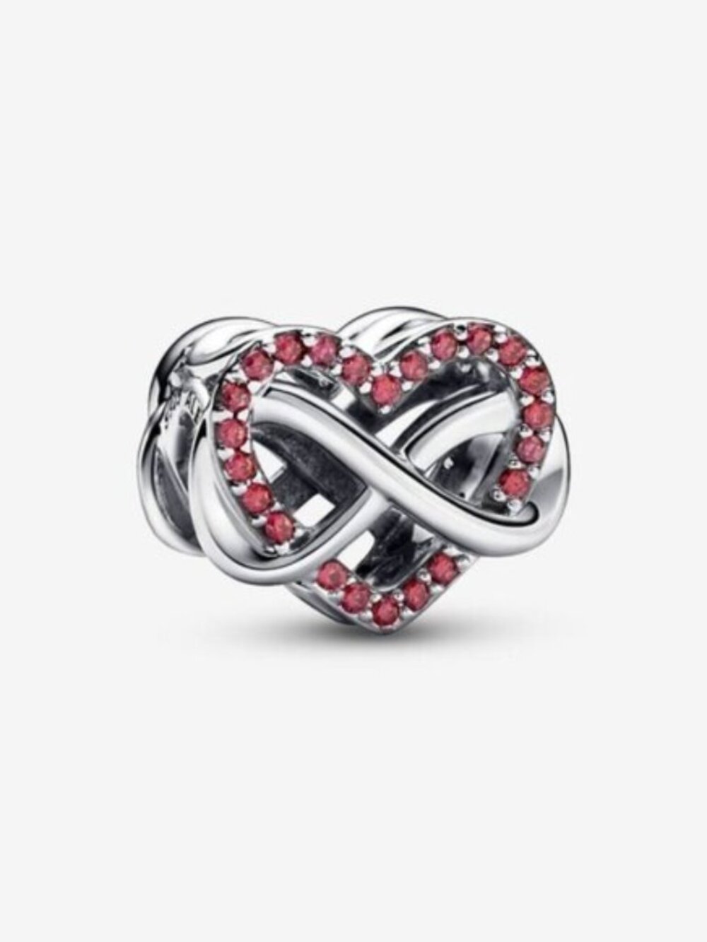 Pandora Family Infinity Red Heart Charm